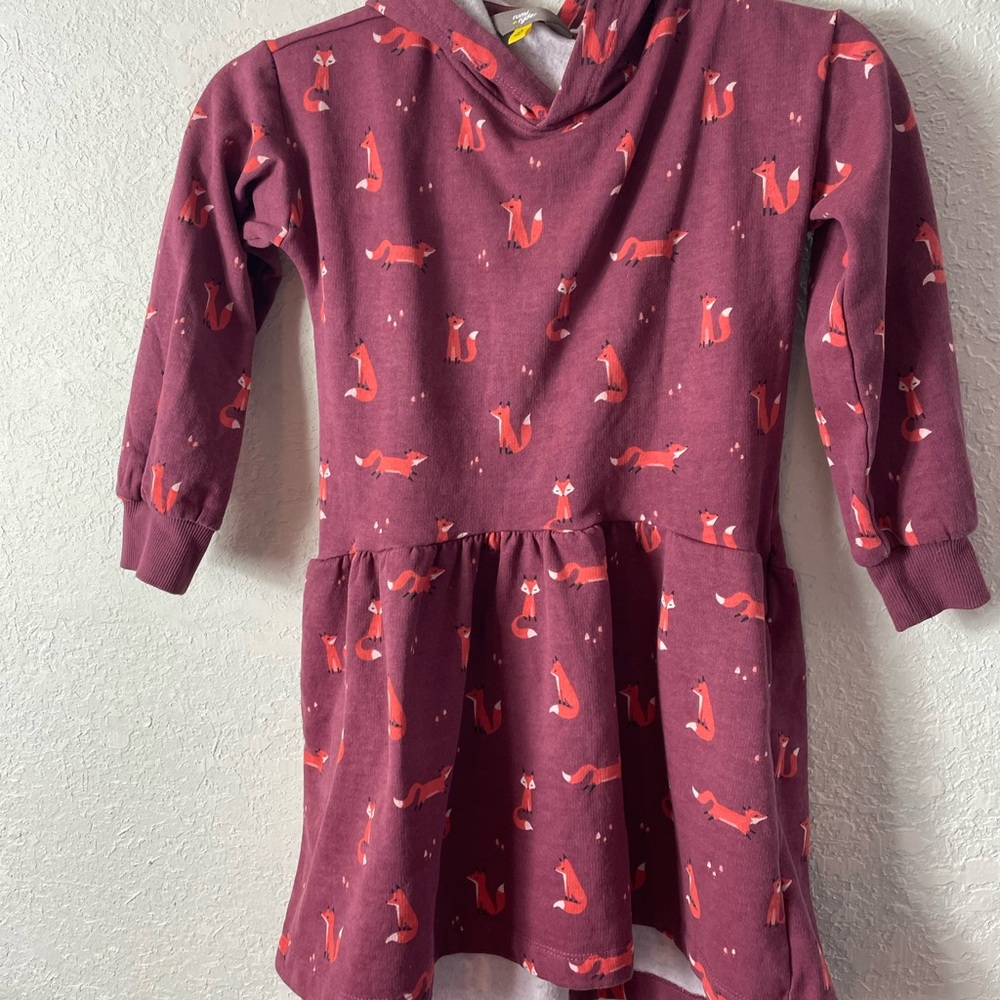 Rumi Ryder Hoodie Fox Dress Sz S (6/7)